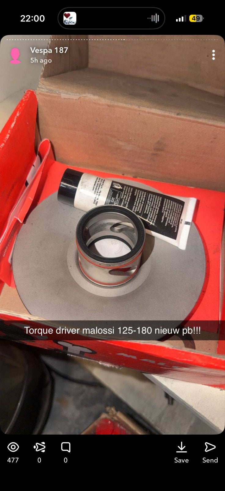 Malossi Torque Driver 125-180cc - Nieuw in doos!, Ophalen of Verzenden, Nieuw, Overige typen