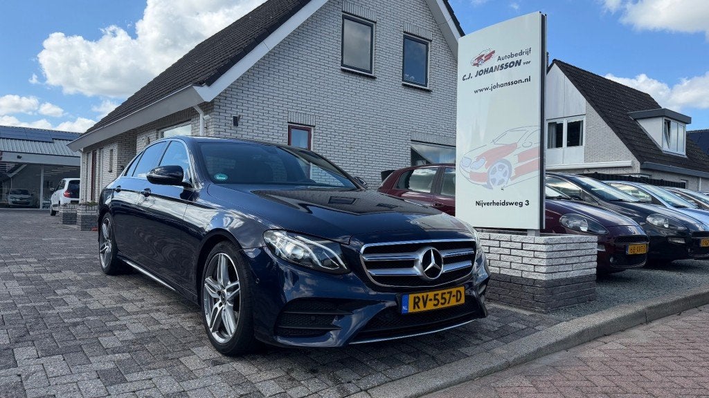 Mercedes-benz 220 E Klasse Business Solution AMG, Auto's, Mercedes-Benz, Achterwielaandrijving, Gebruikt, 4 cilinders, Blauw