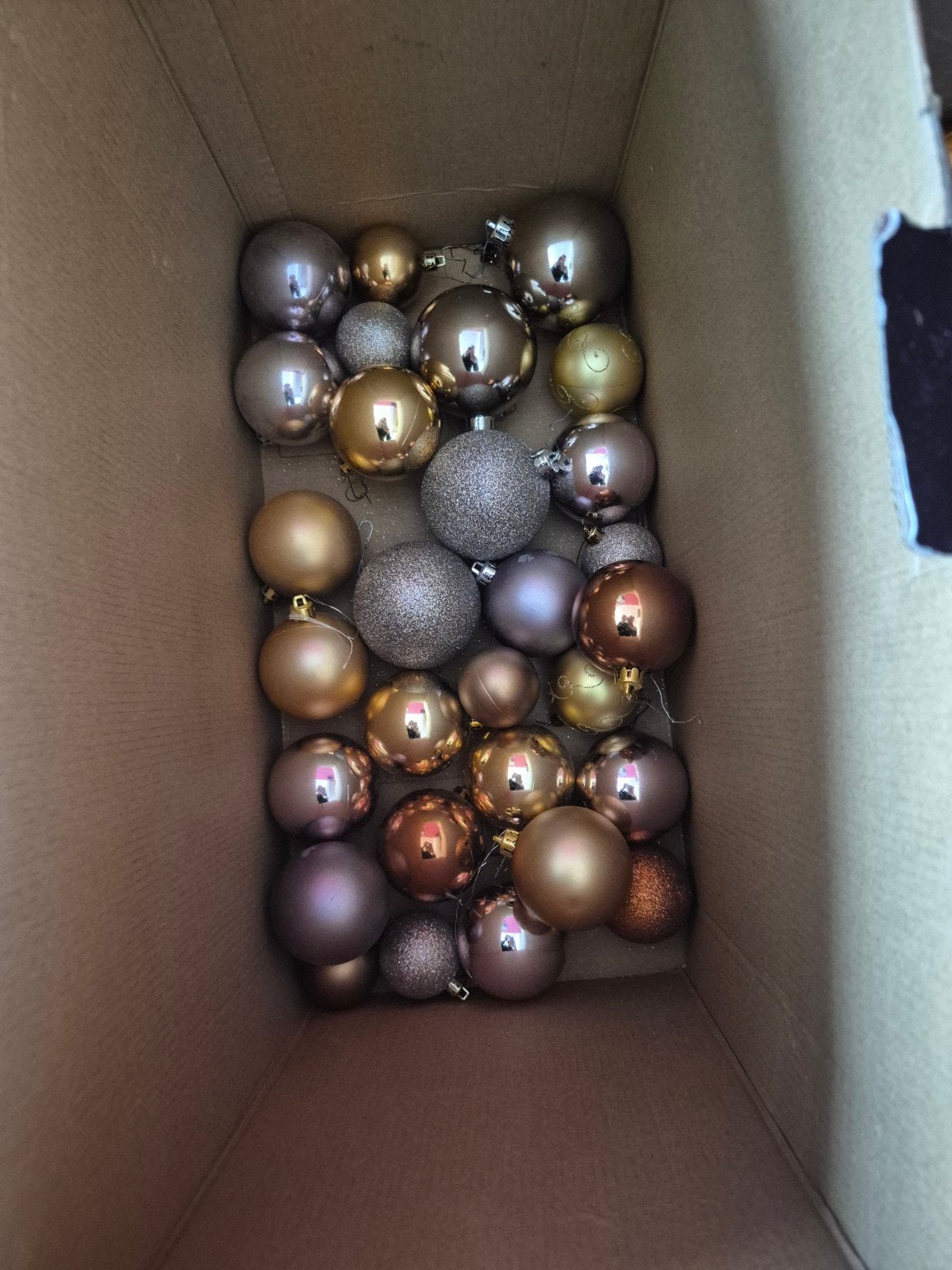 kerstballen en piek, Ophalen of Verzenden, Zo goed als nieuw