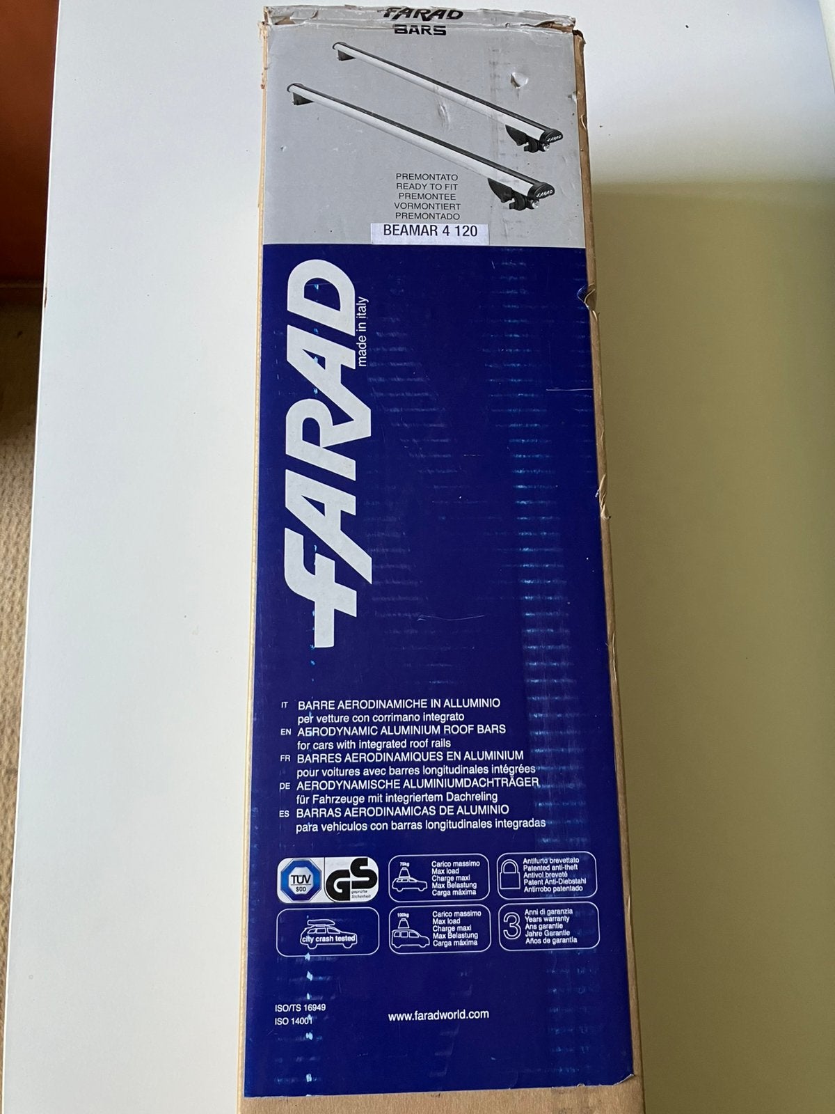 Dakdragers Farad Beamar 4, Auto diversen, Dakdragers, Ophalen, Gebruikt
