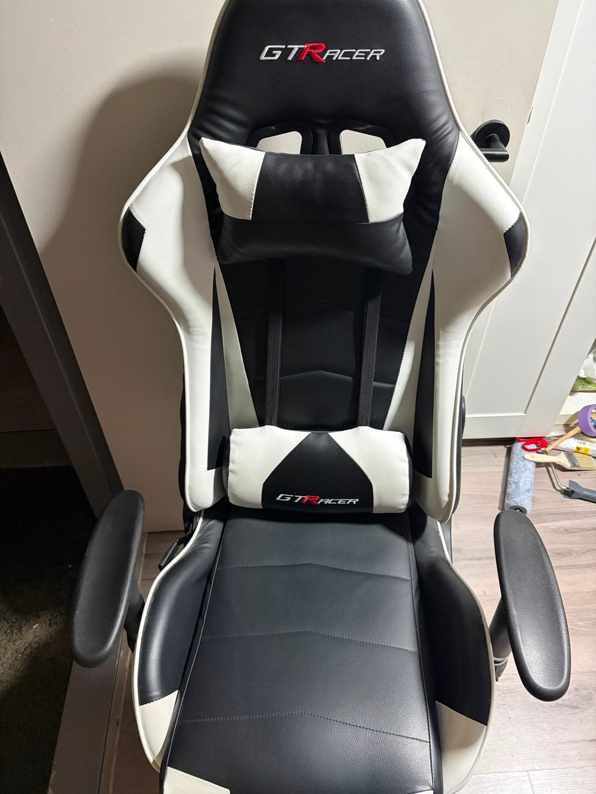 GTRacer Bureau/Gaming Stoel - Perfecte Staat, Ophalen, Zwart, Zo goed als nieuw, Gaming bureaustoel