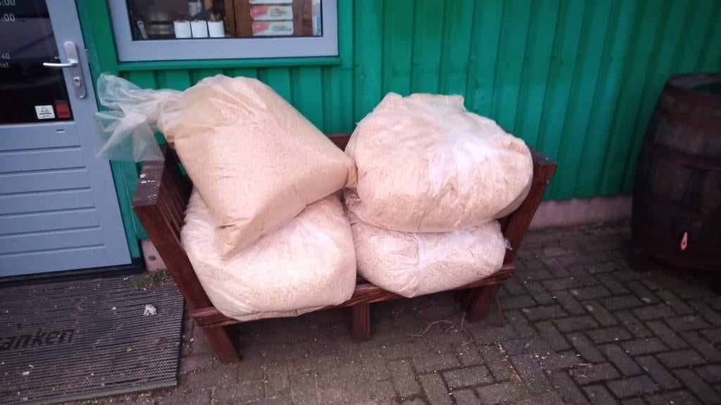 houtkrullen schoon vuren, Minder dan 3 m³, Ophalen