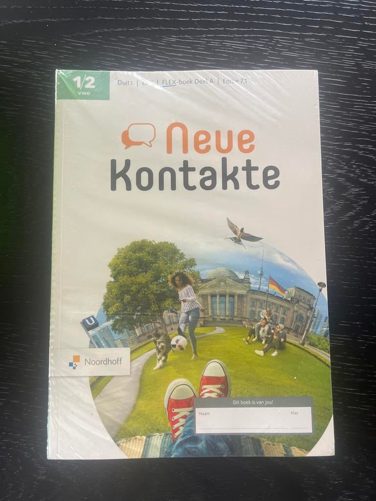 Neue Kontakte editie 7.1 Flexboek Duits 1/2 VWO (deel A & B), Ophalen of Verzenden, Zo goed als nieuw, VWO, Duits