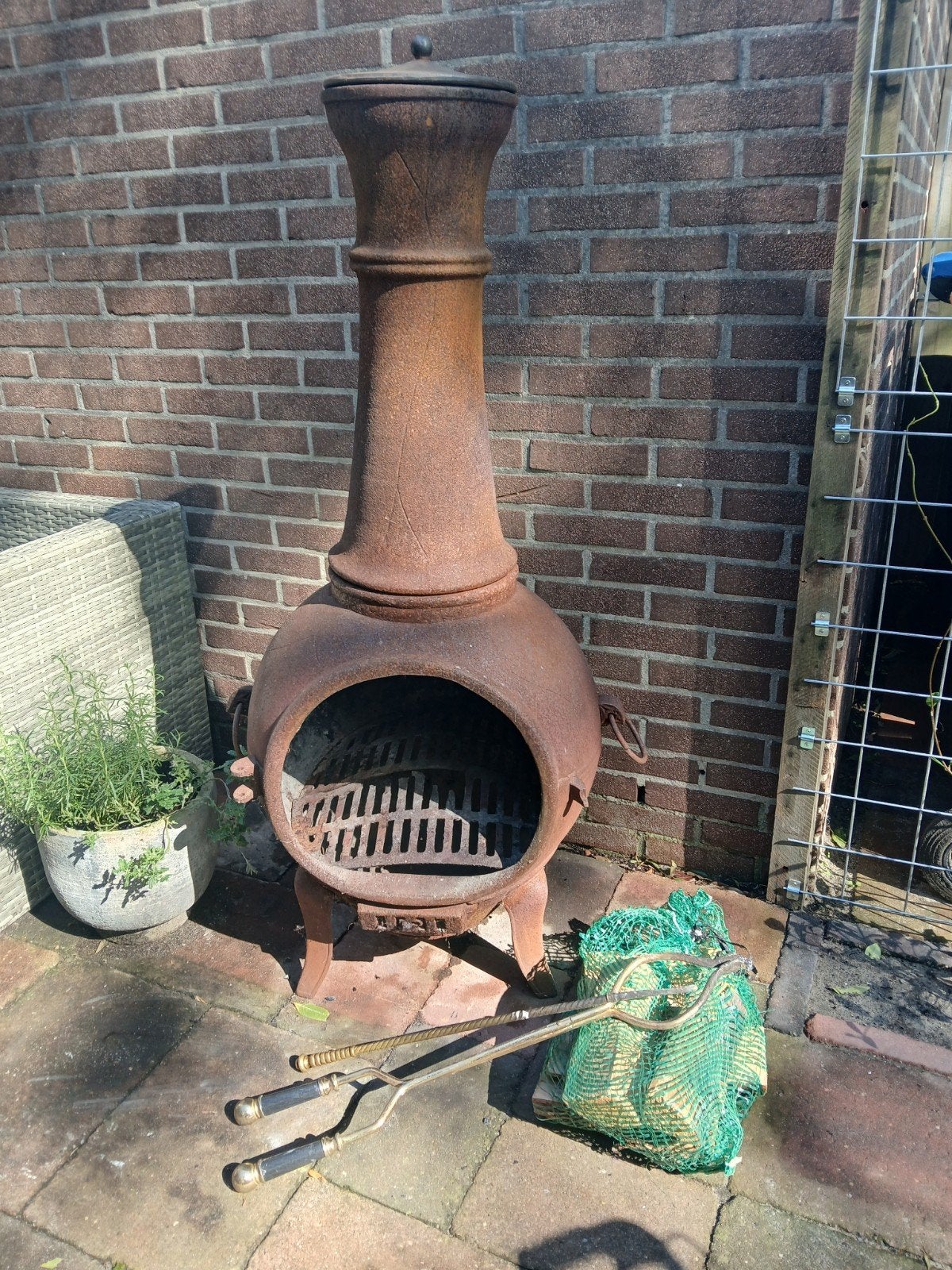 buitenkachel, Ophalen, Gebruikt
