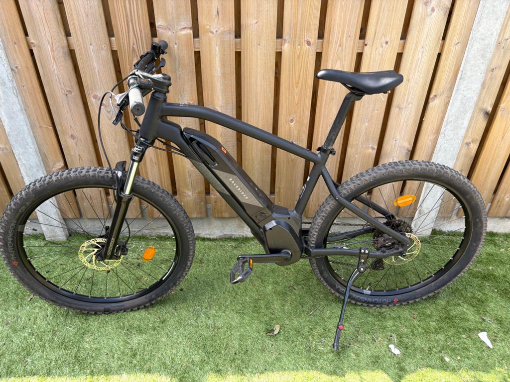 Rockrider e-st 500 E-MTB - Zo goed als nieuw, 2 accu's, Zo goed als nieuw, 50 km per accu of meer, 55 tot 59 cm, Ophalen