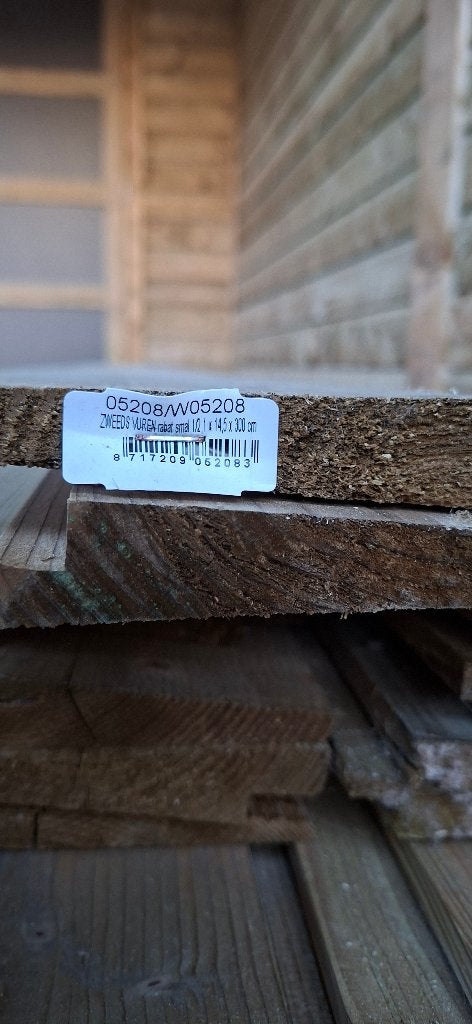 Zweeds rabat planken 12.1 x 14.5 x 300  (56 st), Ophalen, Nieuw, 250 cm of meer, Planken