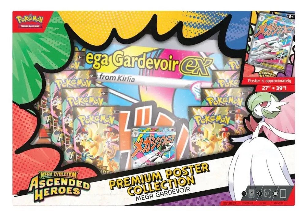 Pokémon Mega Gardevoir EX Premium Poster Collectie, Ophalen, Nieuw, Overige typen, Foil
