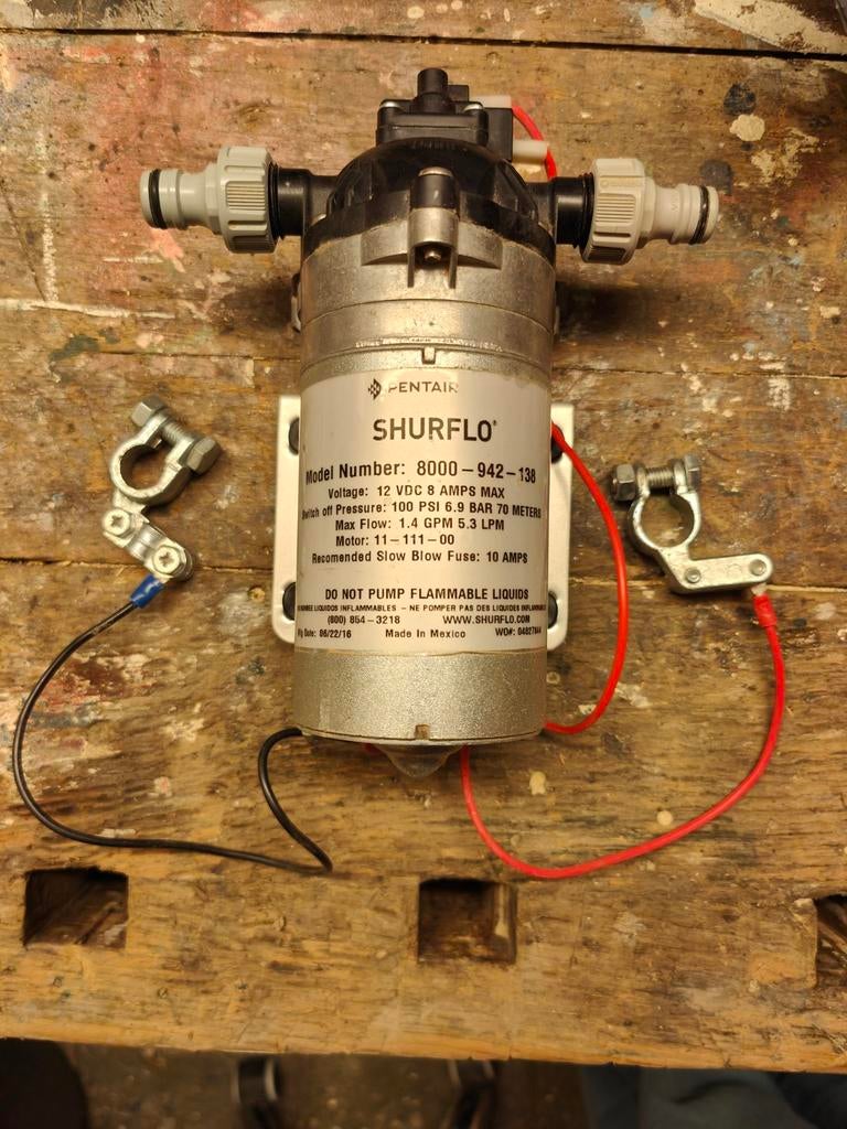 SHURFLO 8000-942-138 12V Waterpomp - Nieuwstaat, Ophalen of Verzenden, Zo goed als nieuw, Elektrisch, Overige typen