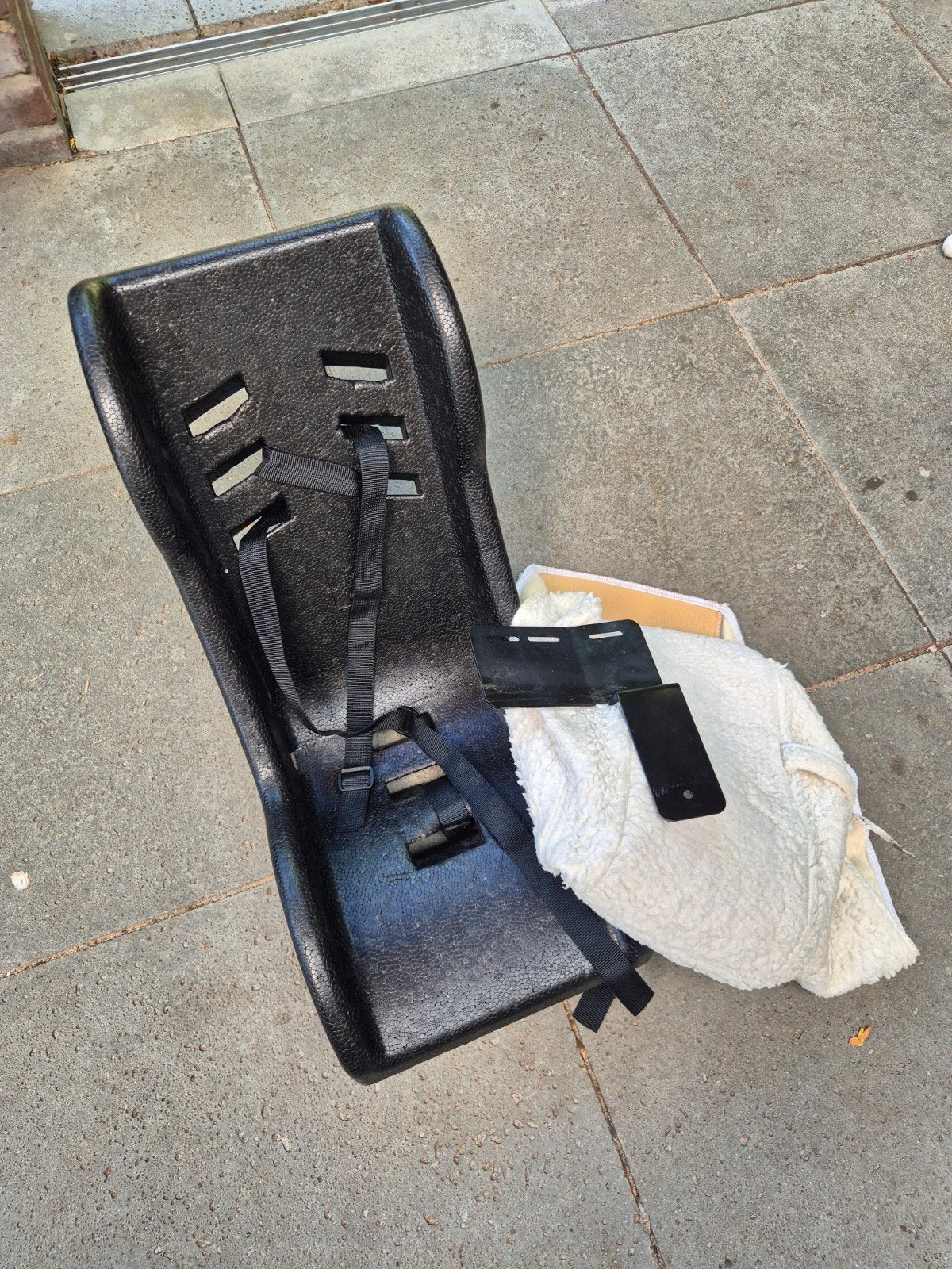 Lovens Peuterschaal Compleet met Bevestigingset en Hoes, Ophalen, Achterzitje, Gebruikt, 9 t/m 18 kg