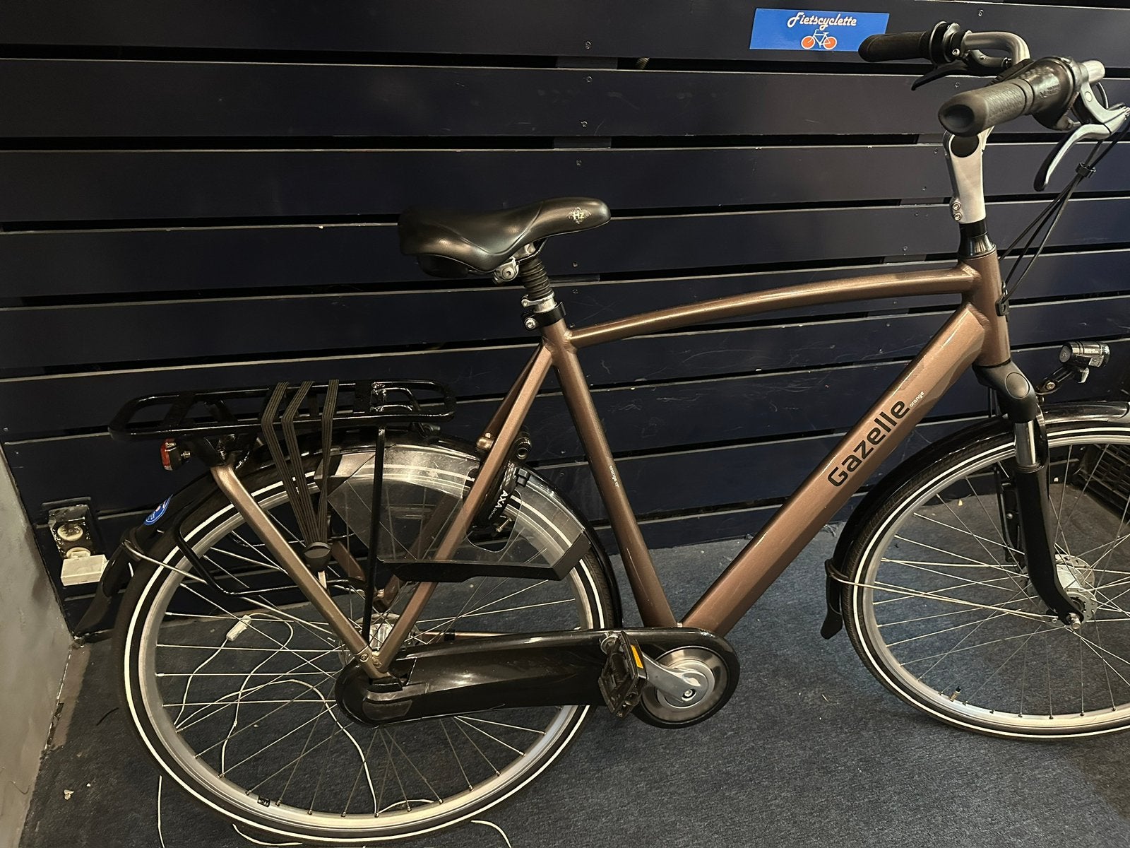 Gazelle orange C7 plus 57 show model als nieuw met garantie, Ophalen, Versnellingen, Zo goed als nieuw, 57 tot 61 cm