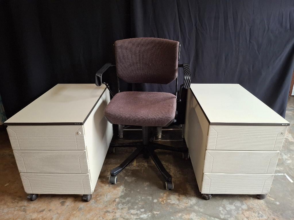 2 rollades Bulo + bureaustoel, Ophalen, Zwart
