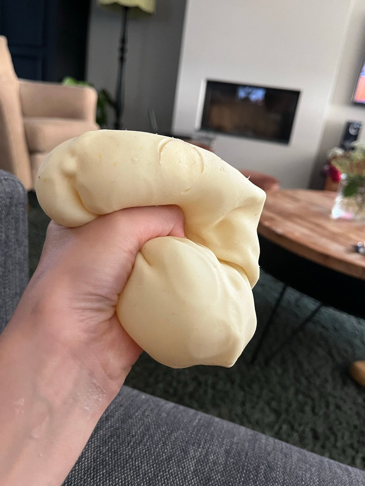 Squishy Kaas Stressbal - Anti-stress Speelgoed, Ophalen of Verzenden, Nieuw, Jongen of Meisje