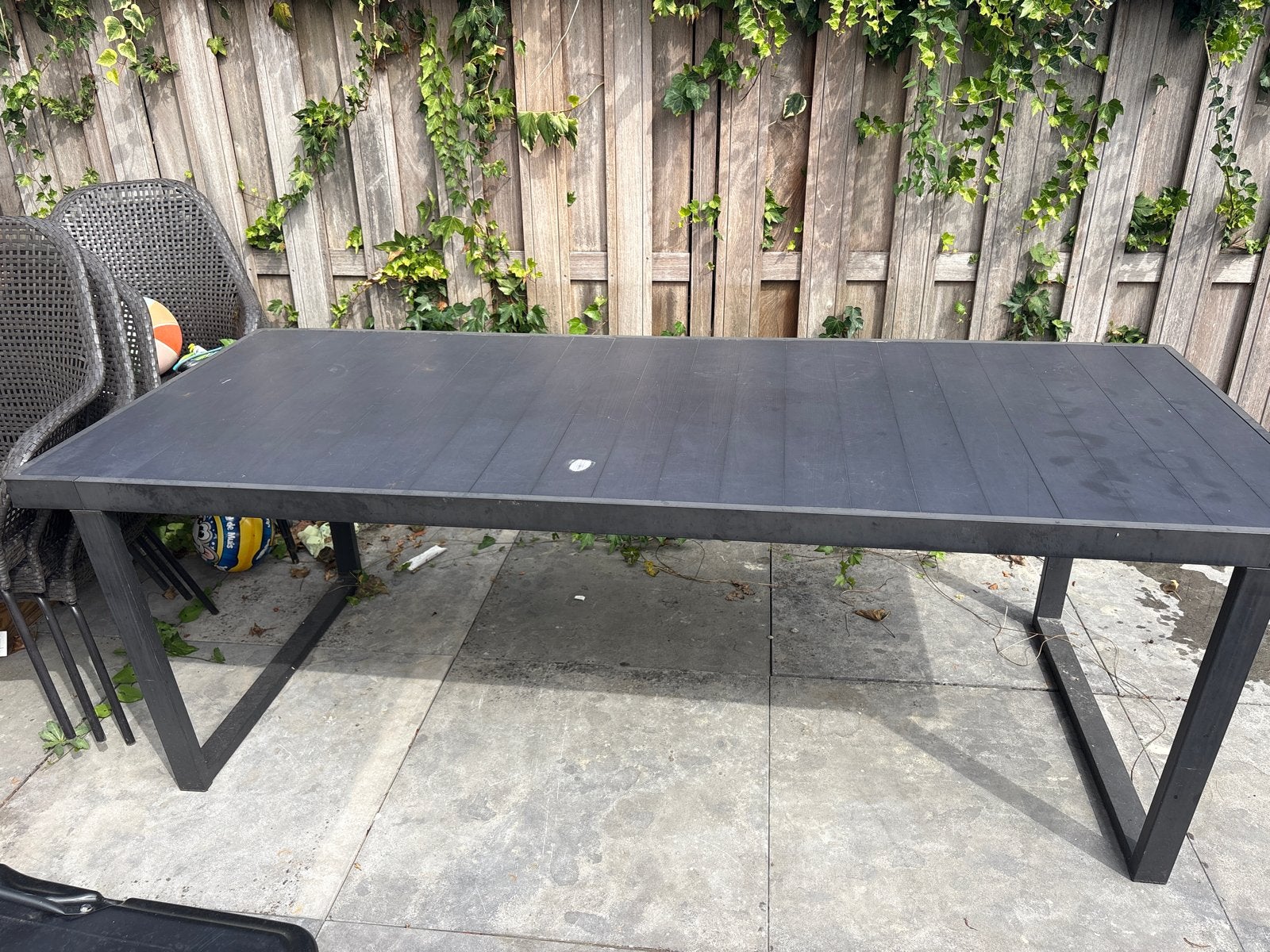 Grote tuintafel - Gebruikt, Ophalen, Gebruikt, Rechthoekig, Metaal