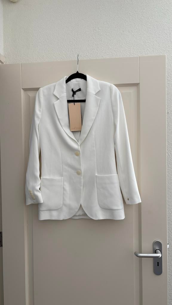 La Dress by Simone blazer maat XXS nieuw met kaartje, Kleding | Dames, Jasjes, Kostuums en Pakken, Wit, Nieuw, Ophalen of Verzenden