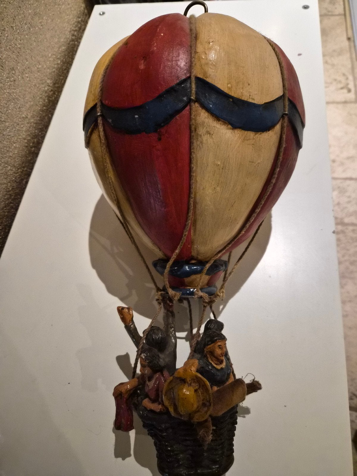 Nostalgische houten luchtballon decoratie, Ophalen