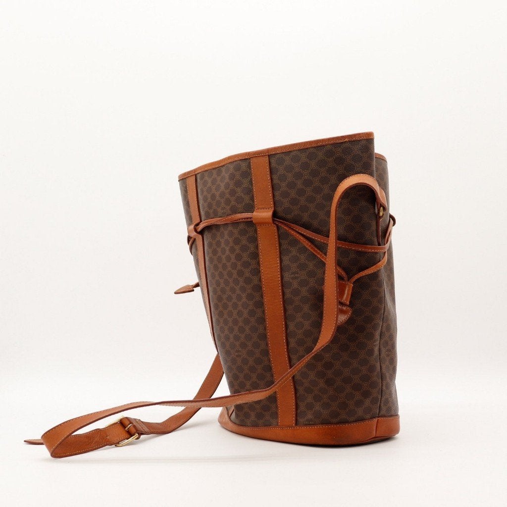 Celine Céline Macadam bucket tas, Verzenden, Gebruikt, Zwart, Overige typen