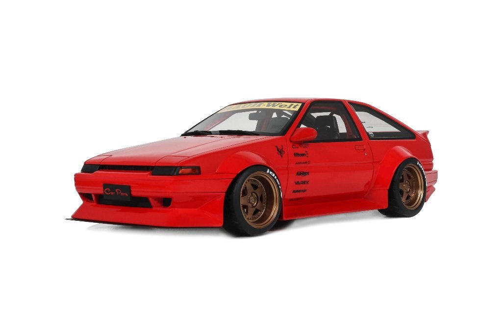 1:18 Toyota AE86 Trueno Sprinter Widebody - 1986 - Rood OTTO, OttOMobile, Auto, ., Nieuw