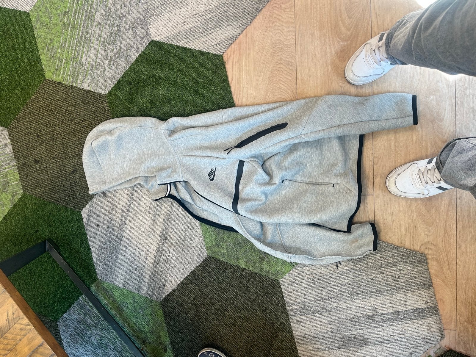 Nike Tech Fleece Hoodie Grijs - Zo goed als nieuw, Ophalen, Zo goed als nieuw