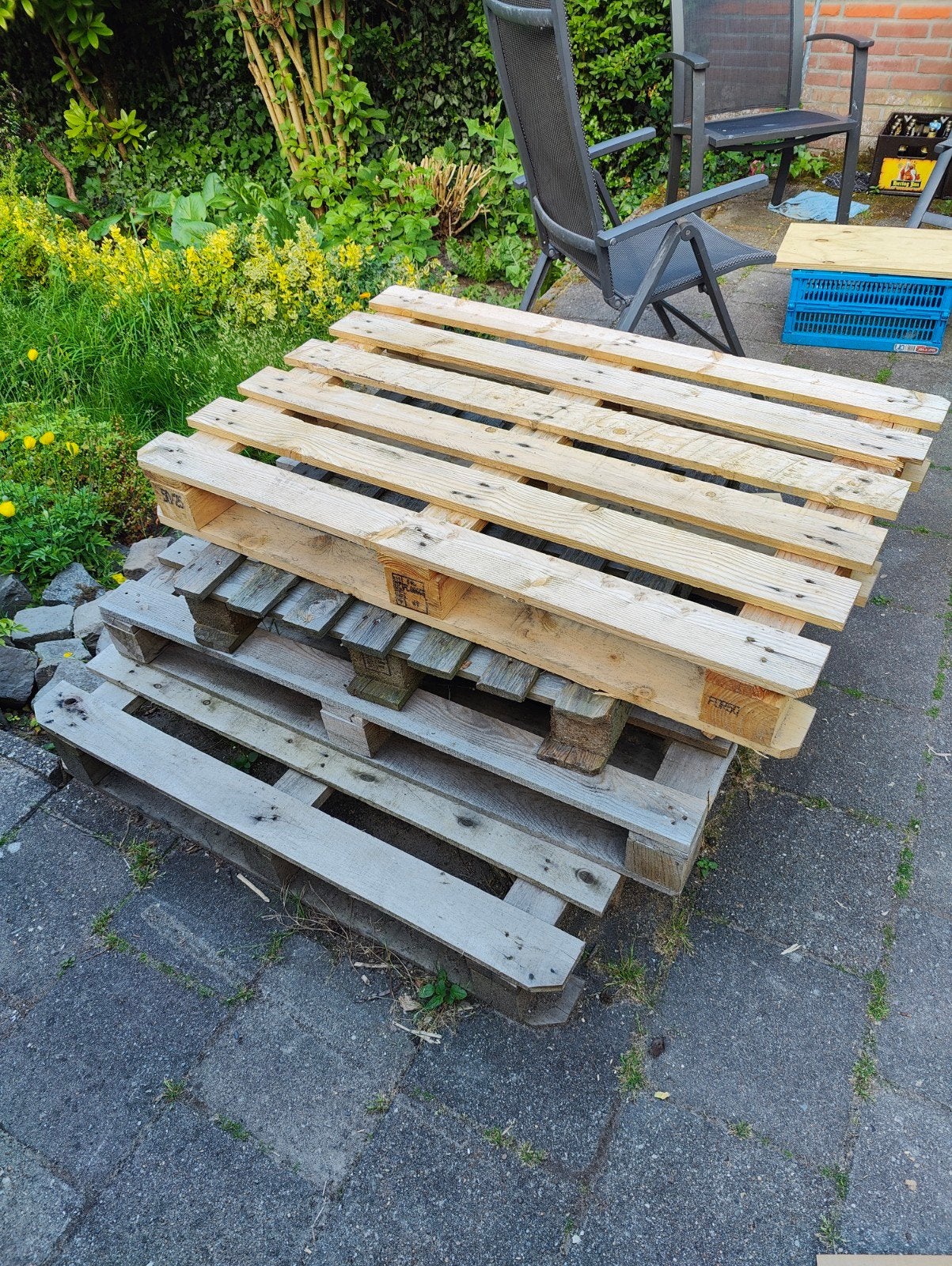 Pallets, gratis afhalen, Ophalen, Overige houtsoorten, Minder dan 200 cm, Pallet