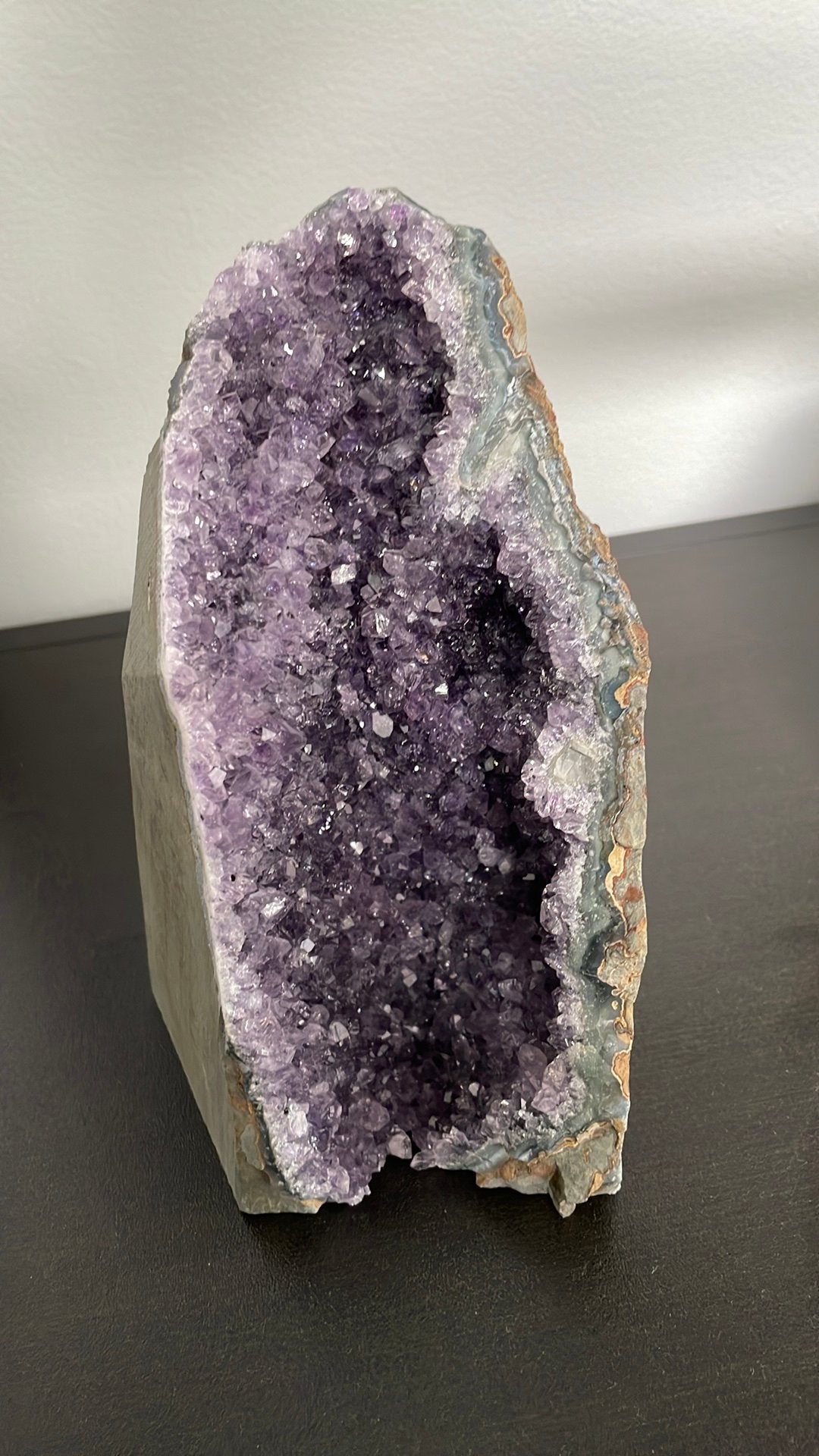 Amethist 17 cm hoog, Ophalen of Verzenden