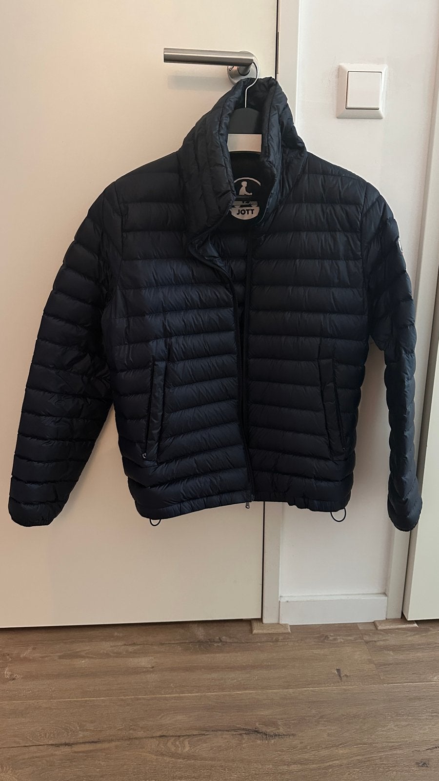 Jott donsjas maat 38, Ophalen of Verzenden, Gedragen, Maat 38/40 (M), Blauw
