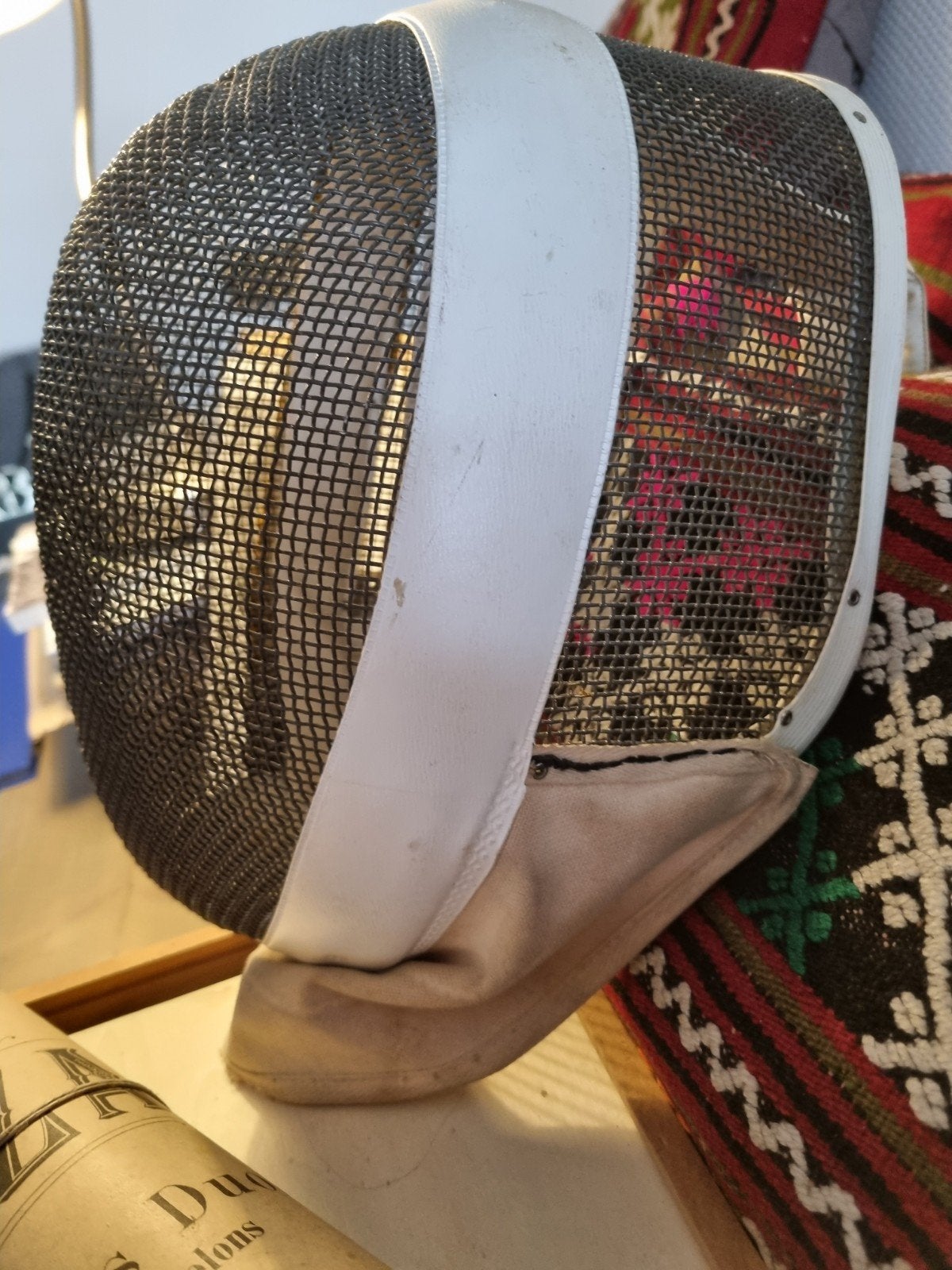 Brocante Schermmasker, Ophalen of Verzenden