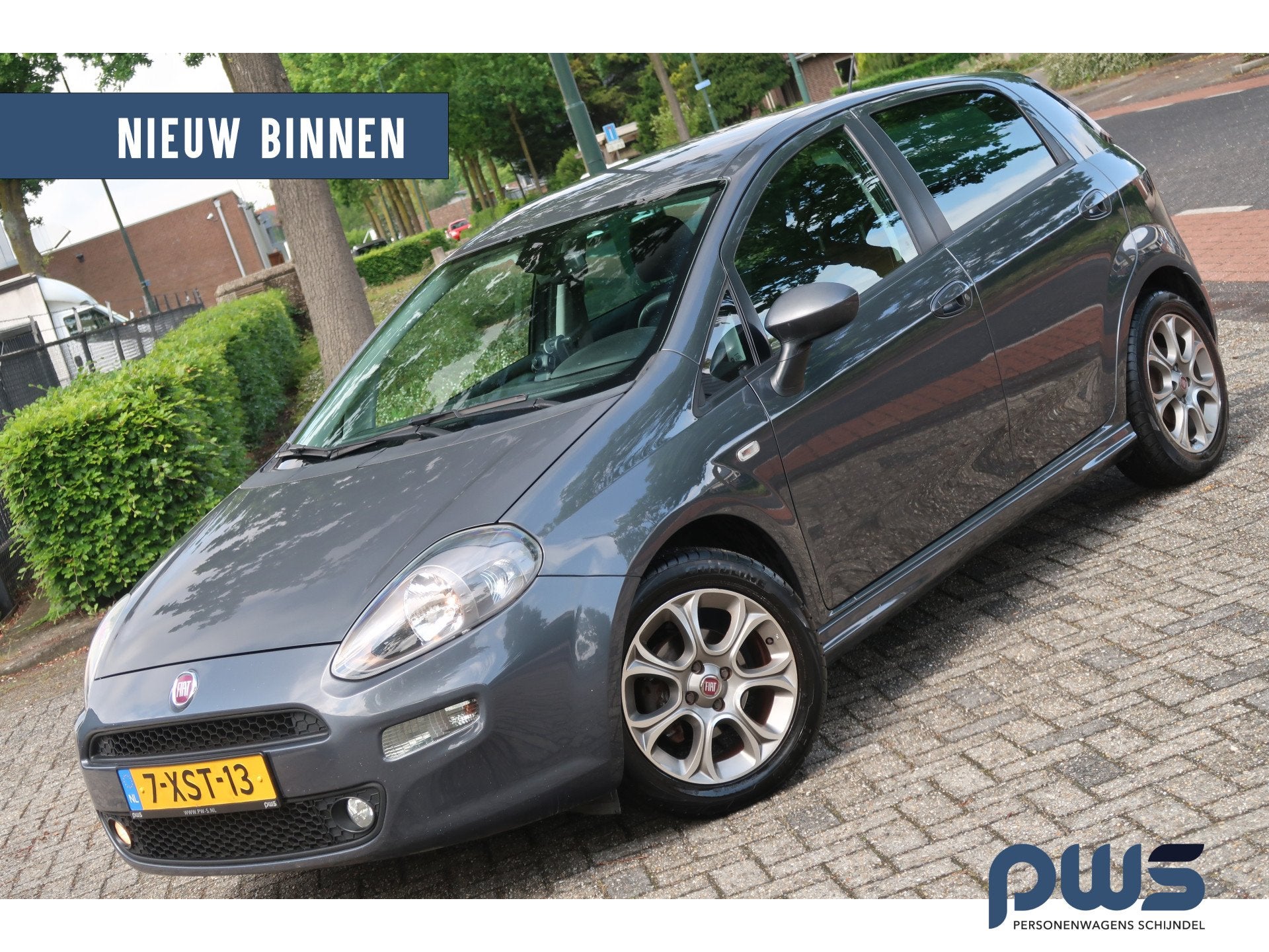 Fiat Punto Evo 0.9 TwinAir Lounge Trekhaak / Navi / Clima /, Voorwielaandrijving, Gebruikt, 49 €/maand, Origineel Nederlands