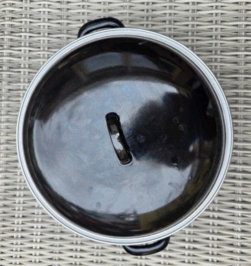 braadpan, Huis en Inrichting, Keuken | Potten en Pannen, Ophalen, Zo goed als nieuw, Gietijzer, Braadpan