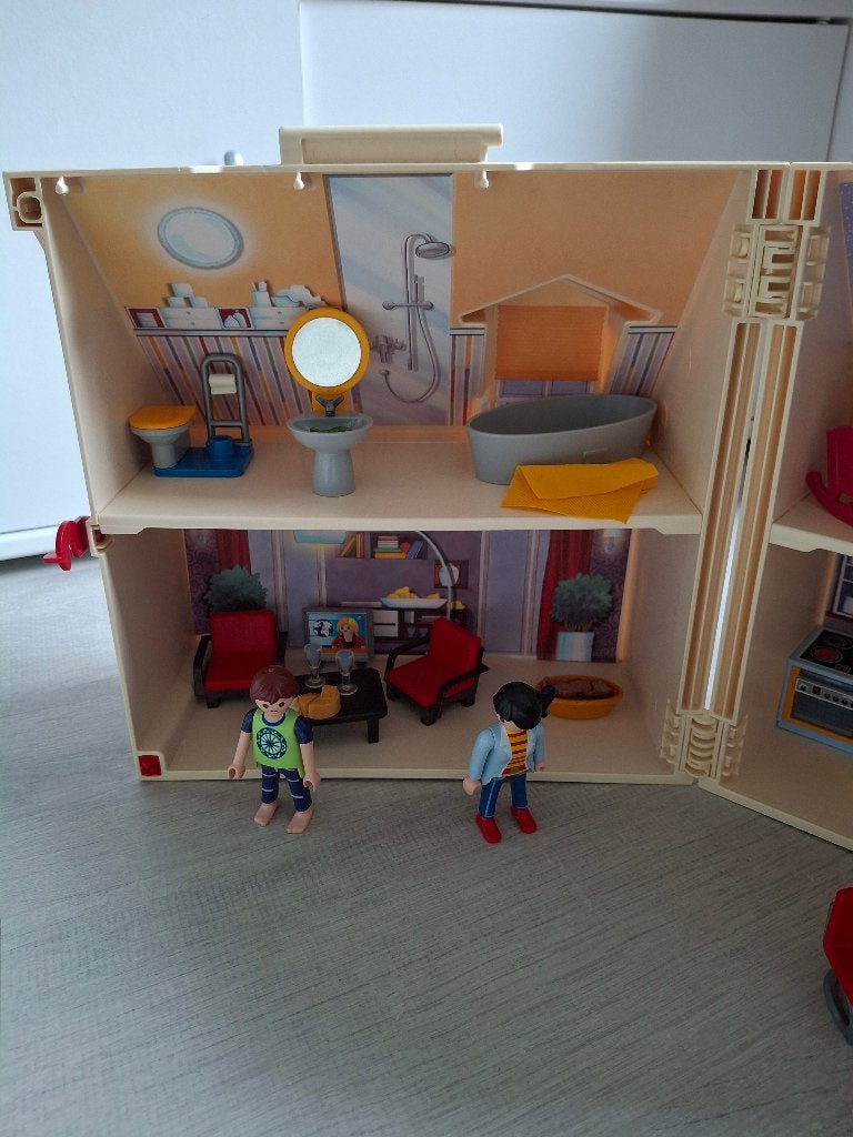 Playmobile huis inclusief 2 auto's, Ophalen, Zo goed als nieuw, Complete set, Overige typen
