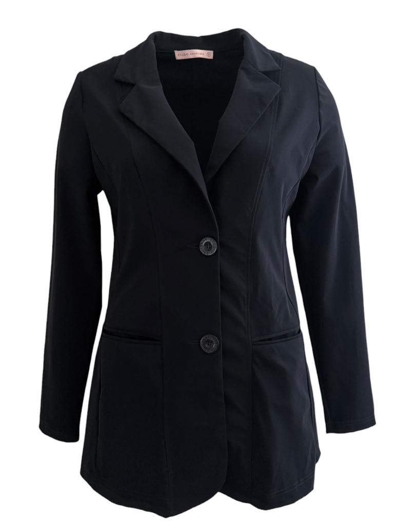 Studio Anneloes blazer S (Jody), Kleding | Dames, Jasjes, Kostuums en Pakken, Zo goed als nieuw, Blauw, Ophalen of Verzenden