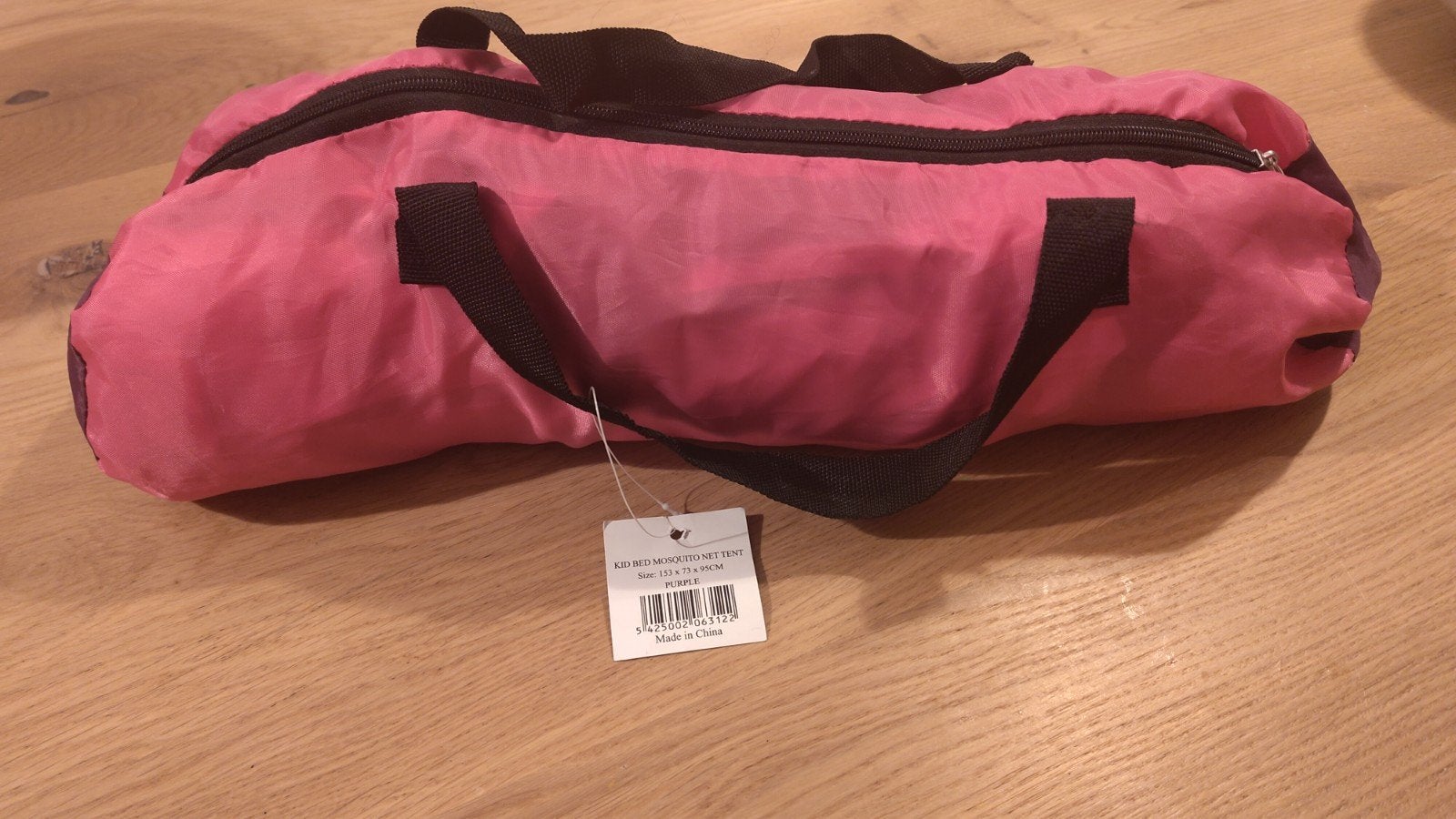 Deryan Kid Bed Mosquito Net Tent - Paars/Roze, Caravans en Kamperen, Ophalen of Verzenden, Zo goed als nieuw, Tot en met 2