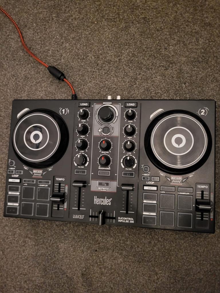 Dj set hercules inpulse 200, Muziek en Instrumenten, Dj-sets en Draaitafels, Ophalen, Zo goed als nieuw, Overige merken