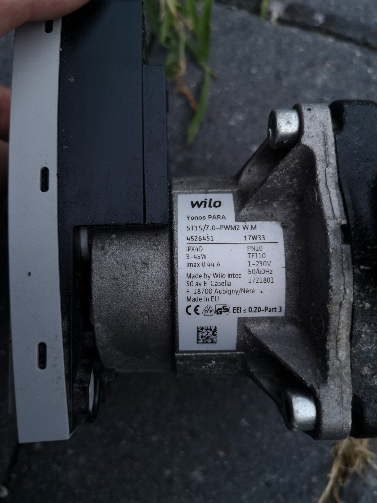 Wilo Para st15/7.0-pwm2 w m zonneboiler pomp., Ophalen of Verzenden, Gebruikt, Overige typen