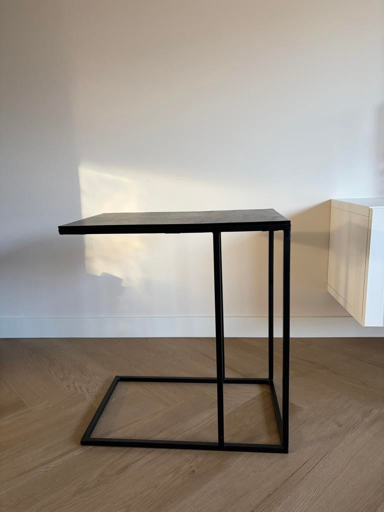 Laptoptafel/ bijzettafel Richmond, Huis en Inrichting, Tafels | Bijzettafels, 45 tot 60 cm, Gebruikt, Metaal of Aluminium, Rechthoekig
