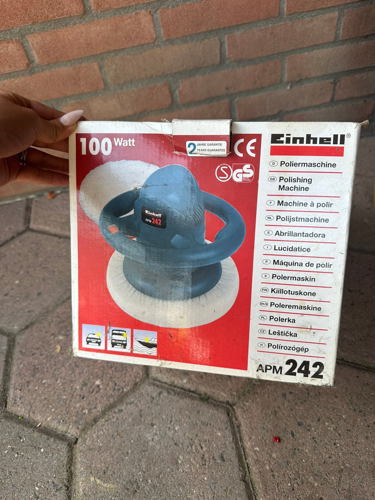Polijst machine, Ophalen, Nieuw