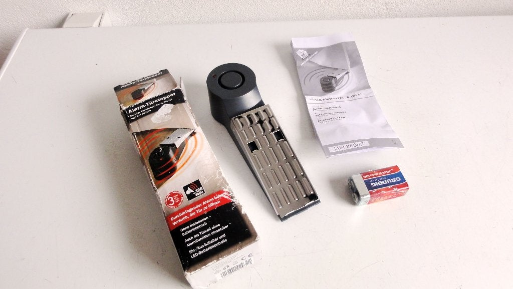 Deurstopper met alarm, Huis en Inrichting, Woonaccessoires | Deurstoppers, Zo goed als nieuw, Ophalen of Verzenden