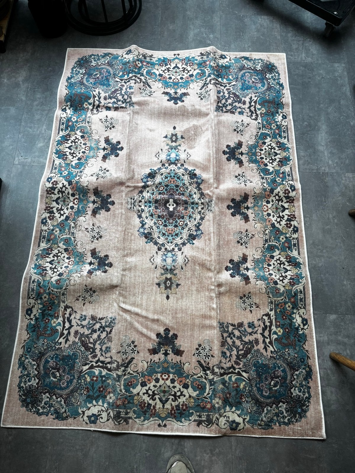 Nieuw Vloerkleed Roze/Blauw - 180x120cm, Ophalen, 100 tot 150 cm, Nieuw, Roze