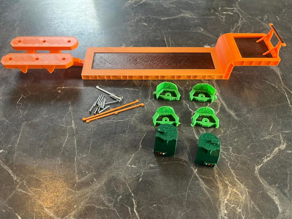 3D geprinte spoorloper 3asser (nieuwe versie 2) nr 9, Hobby en Vrije tijd, Modelauto's | 1:50, Overige merken, 3D Modelleur VDEIJK