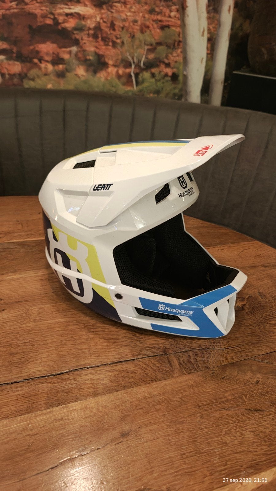 crosshelm Junior XS (53-54cm) - zo goed als nieuw, Motoren, Overige merken, XS, Kinderen, Offroadhelm