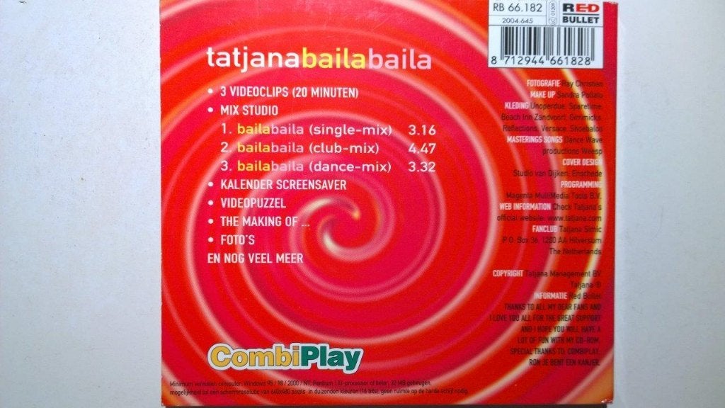 Tatjana - Baila Baila, Maxi-single, Ophalen of Verzenden, Zo goed als nieuw, 1 single