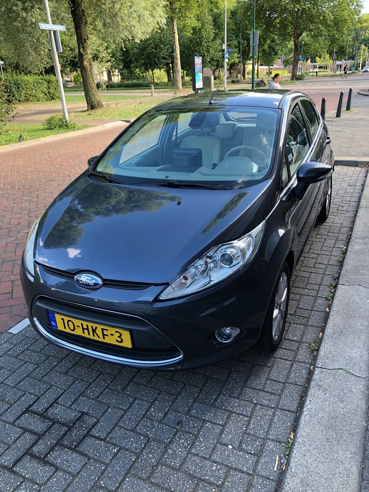 Nette Ford Fiësta 1.25  2009 Grijs carplay android auto, Voorwielaandrijving, Stof, Origineel Nederlands, Handgeschakeld
