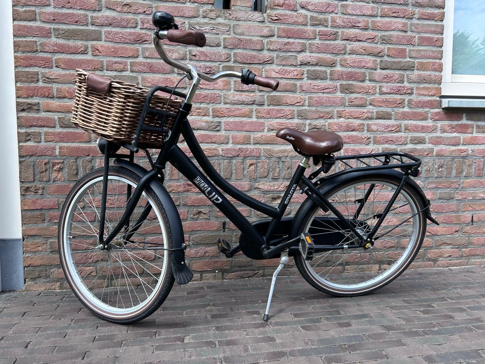 Sparta 24 inch meidenfiets met mand - Gebruikt, Ophalen, Terugtraprem, Versnellingen, Gebruikt