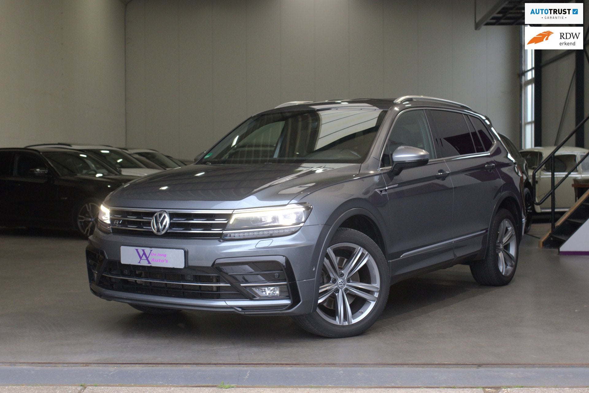 Volkswagen Tiguan Allspace 2.0 TSI R-Line*7Pers*Dynaudio*Key, Auto's, Automaat, Dealer onderhouden, Gebruikt, 1984 cc