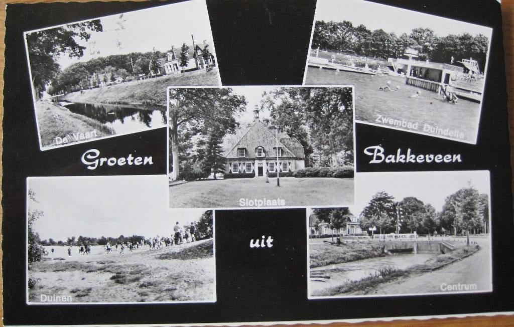 Groeten uit Bakkeveen - vakantiecentrum 't Hout - 1970, Verzenden, 1960 tot 1980, Gelopen, Friesland