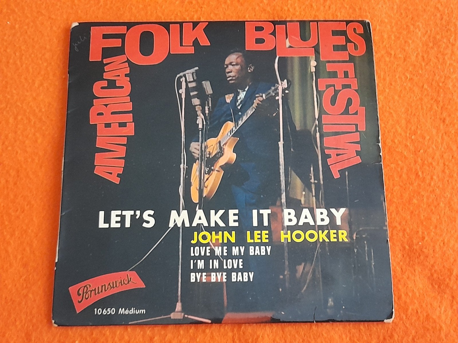John Lee Hooker EP - Let's make it baby (1964), Gebruikt, 7 inch, Ophalen of Verzenden, EP