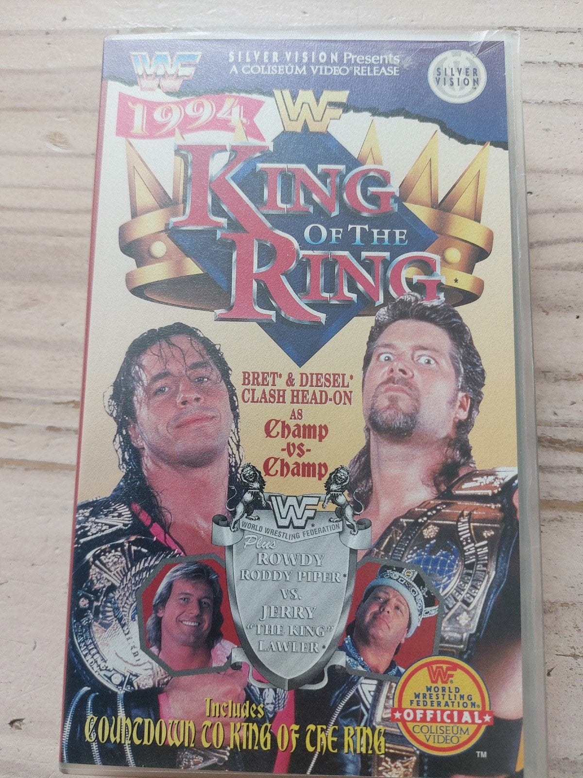 Wwf wrestling king of the ring 1994 videoband, Alle leeftijden, Ophalen of Verzenden, Gebruikt