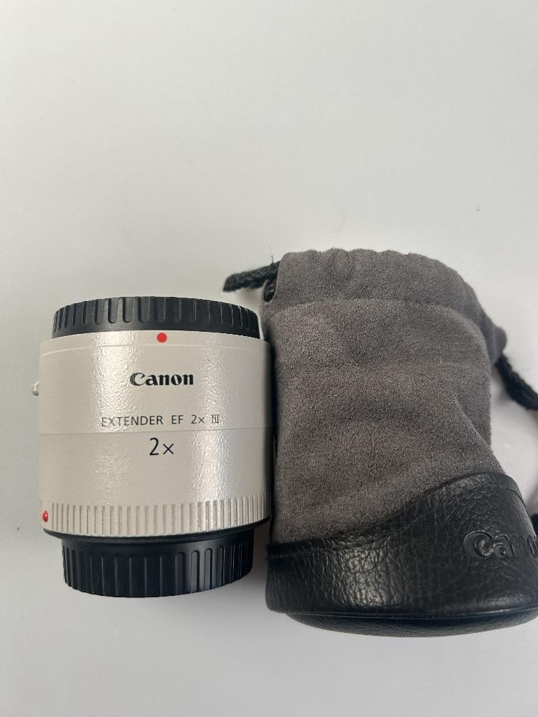 Canon extender EF 2.0x III, Audio, Tv en Foto, Fotografie | Lenzen en Objectieven, Ophalen of Verzenden, Zo goed als nieuw, Toebehoren