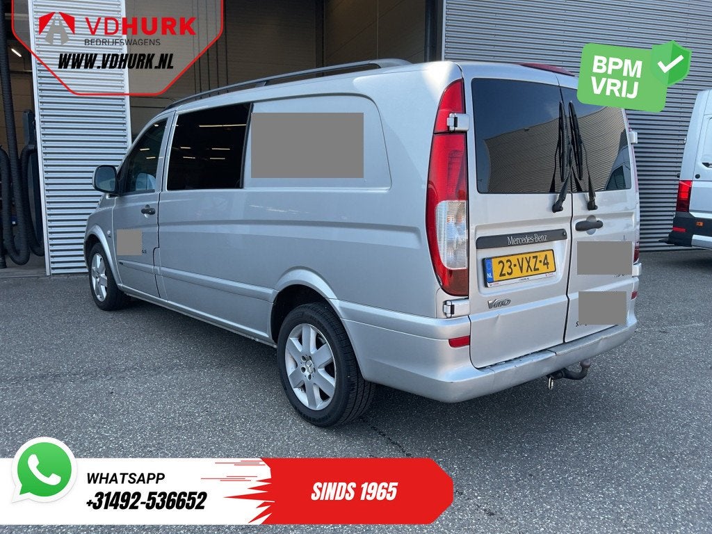 Mercedes-Benz Vito 115 CDI Aut. DC Dubbel Cabine EXPORT 2.5t, Auto's, Automaat, Gebruikt, 150 pk, Bedrijf