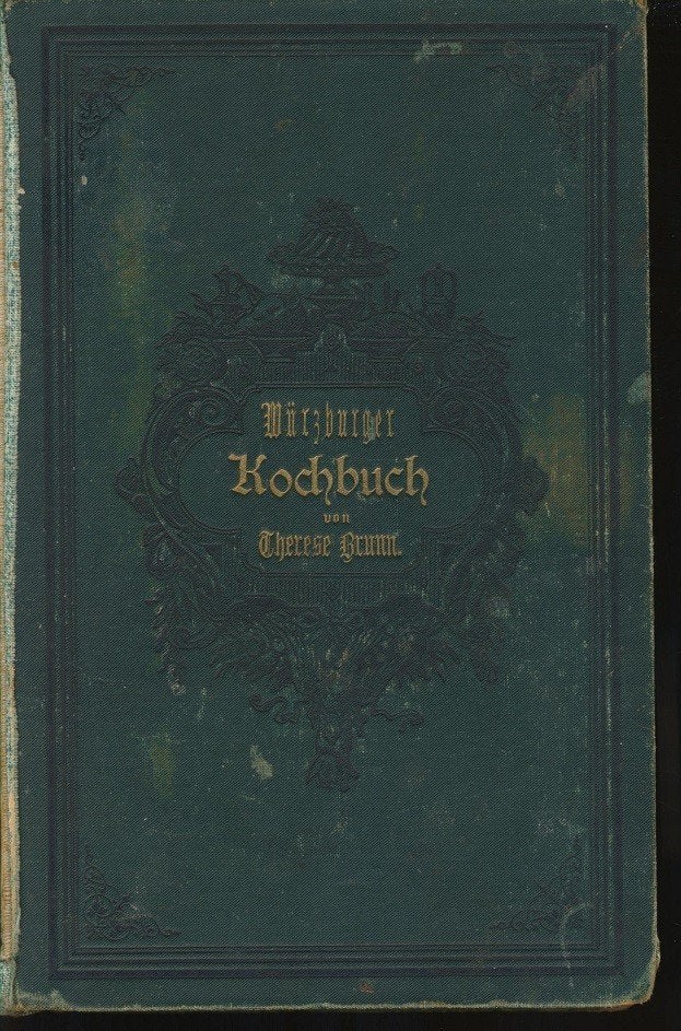 Duits kookboek: Würzburger Kochbuch; 1881, Boeken, Verzenden, Gelezen, Italië