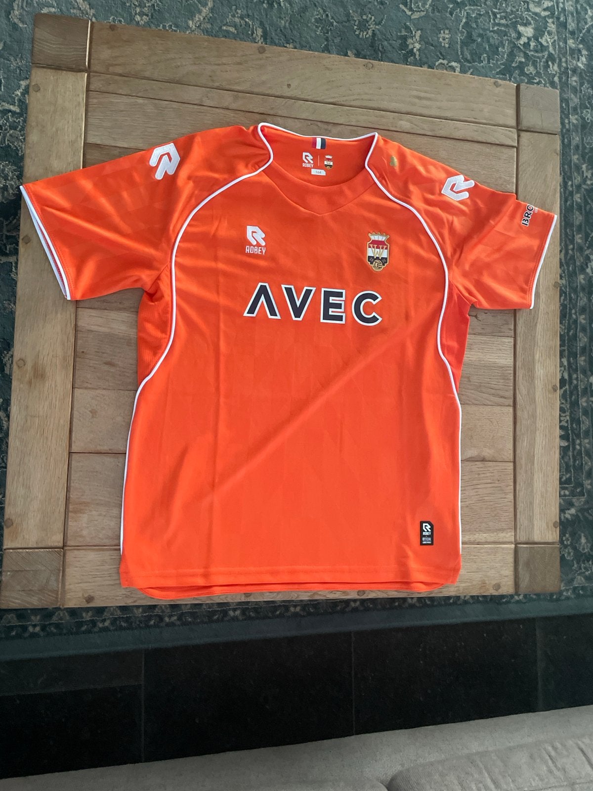 Willem II Robey Thuis Shirt Oranje Maat 164, Maat M, Verzenden, Zo goed als nieuw, Shirt